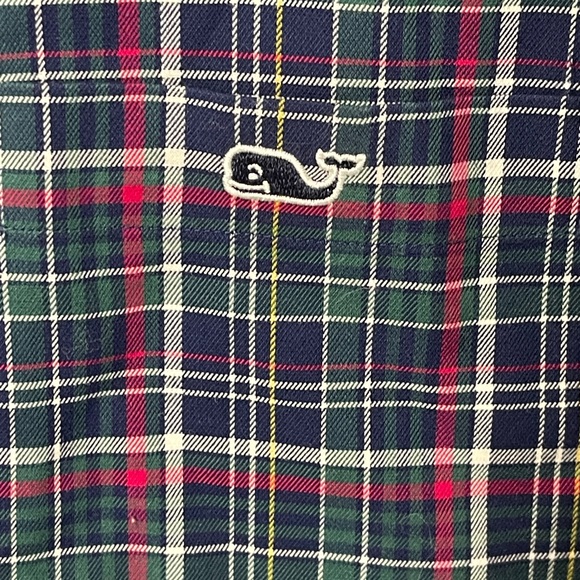 Vineyard Vines Plaid Classic Fit Tucker Long Sleeve Button Down Shirt Cotton - Picture 4 of 6